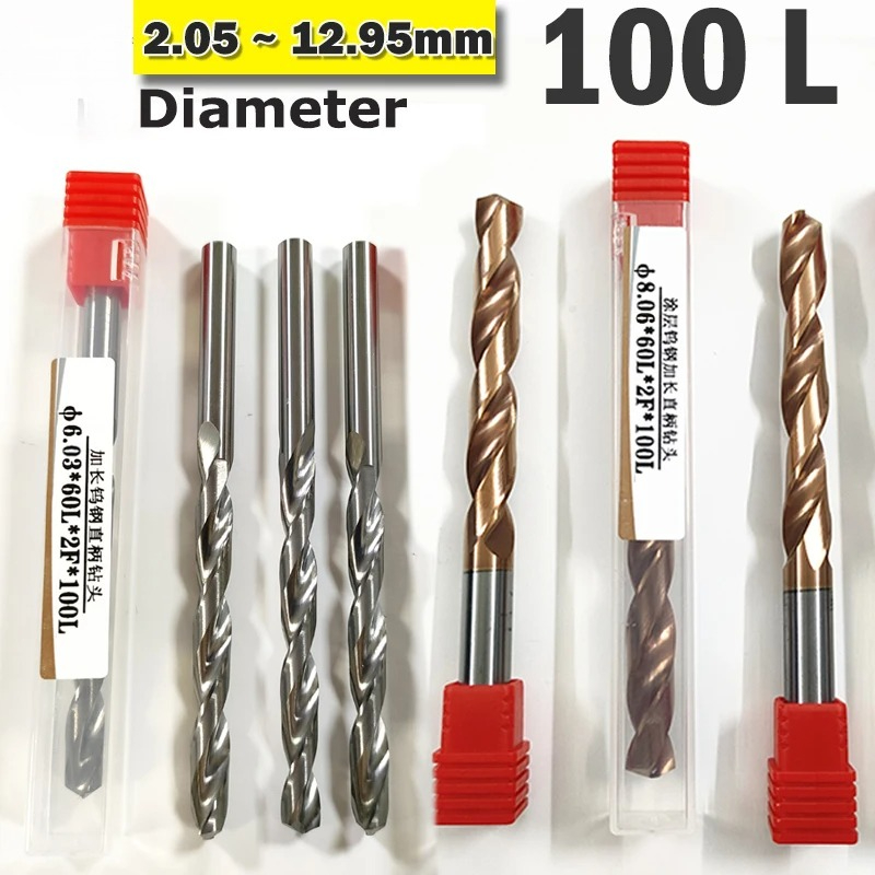Cnc Bits - Сверло спиральное с прямым хвостовиком 100