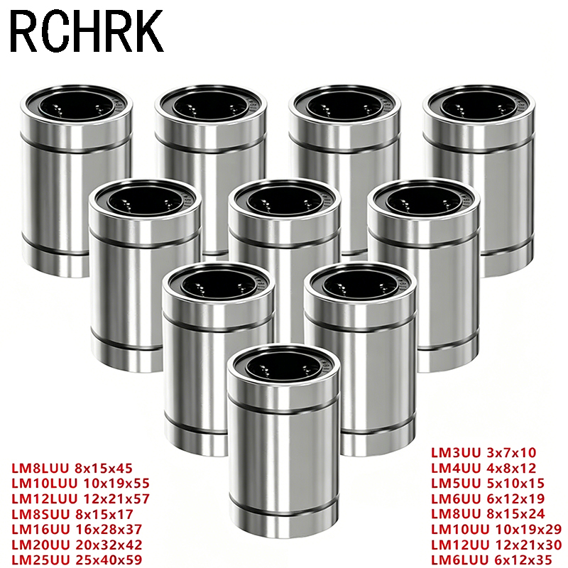 Linear Rod 8Mm - 4/10 шт. LM8UU LM10UU LM16UU LM12UU