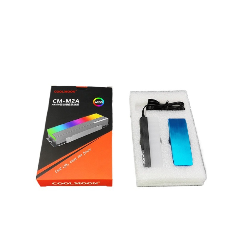Aluminium Extrusion - 5В ARGB M.2 2280 SSD Полностью