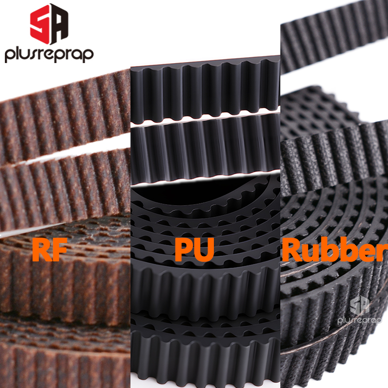 Gt2 Belt - 1 м GT2 6mm открытый резиновый