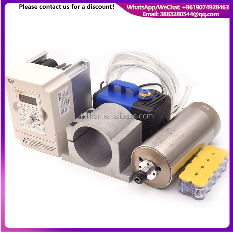 Water Cooled Spindle - GDZ-80-1.5 ER11 24000 об/мин 220В Водяное