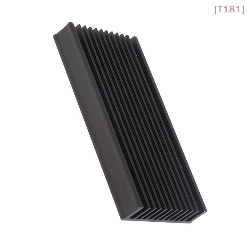 Aluminium Extrusion - 1 шт. алюминиевый радиатор-охладитель 50*100*12.7 мм