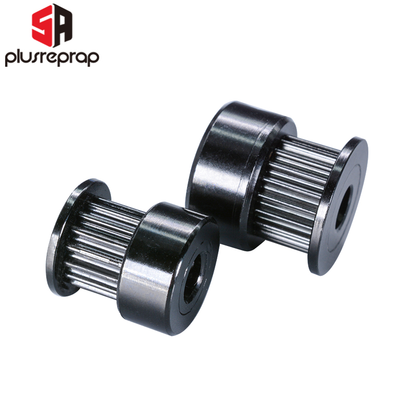 Gt2 Pulley - 2/5 шт. GT2 16/20 зубьев, черный