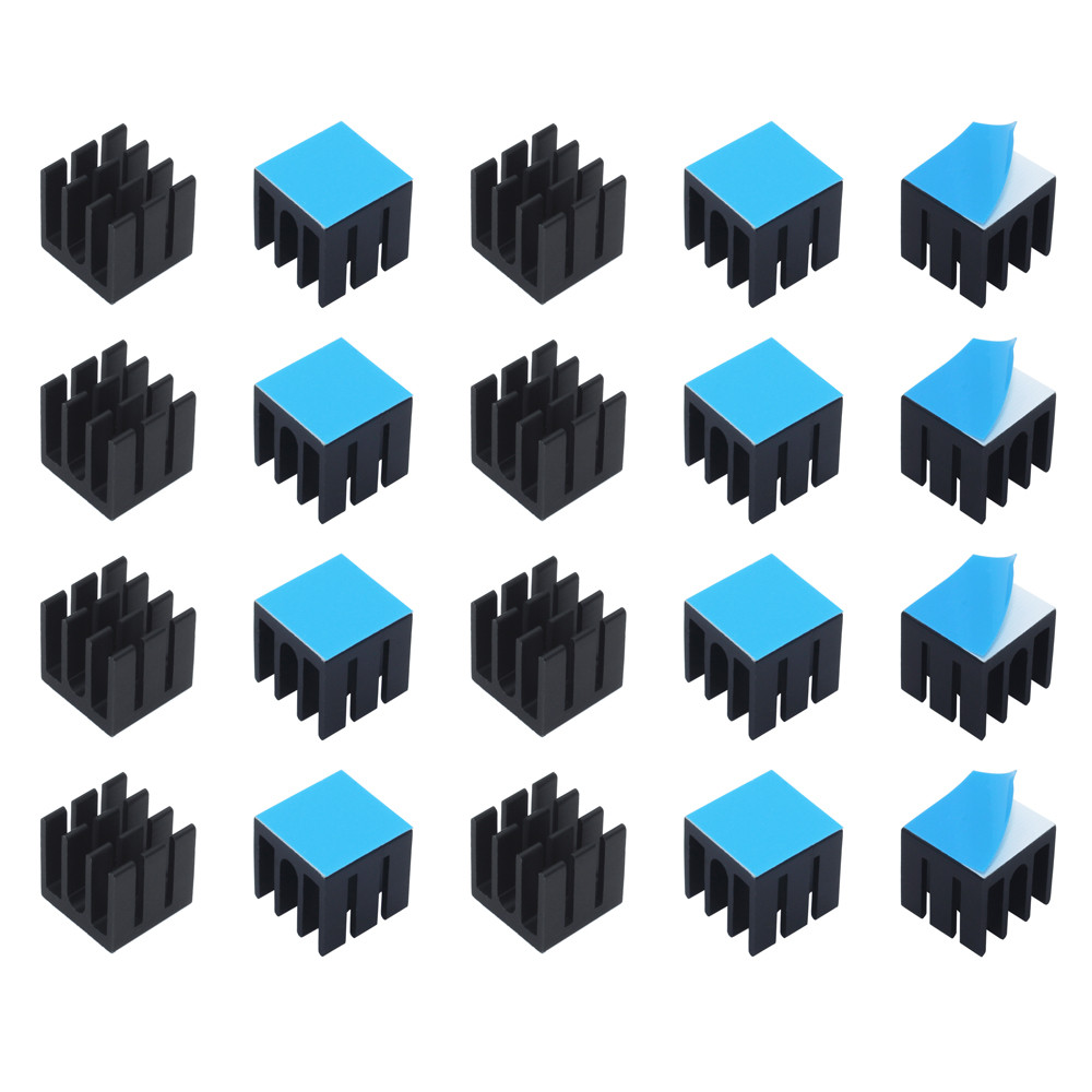 Aluminium Extrusion - 12x12x12 мм 50 шт. алюминиевый радиатор,