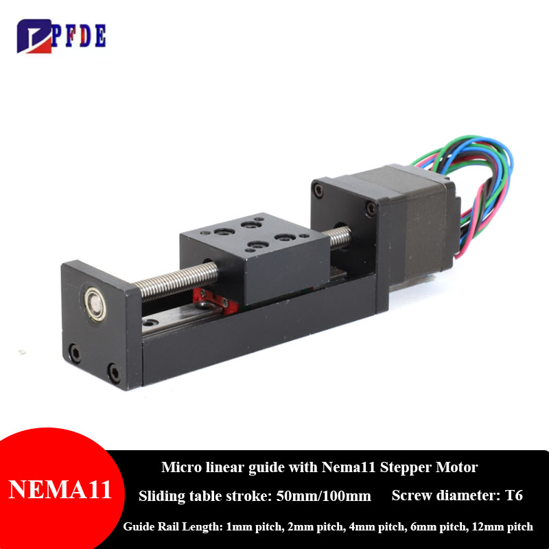 Linear Rod 8Mm - Шаговый двигатель NEMA11, мини-линейная направляющая, небольшие