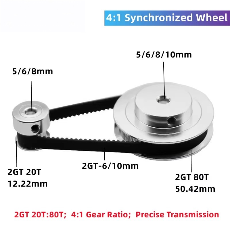 Gt2 Pulley - Комплект шкивов для ремня ГРМ KUFAN
