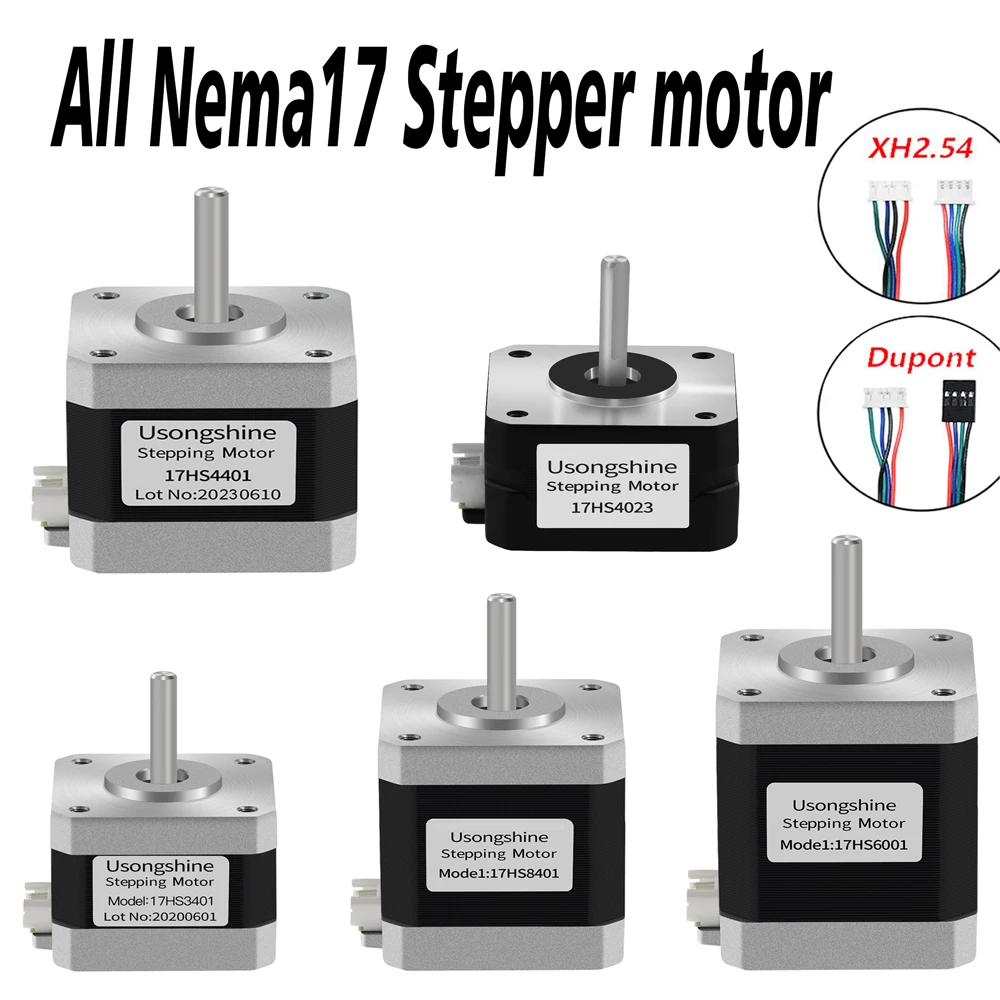 Шаговый двигатель Usongshine N – обзор и цена Stepper Motor Nema17