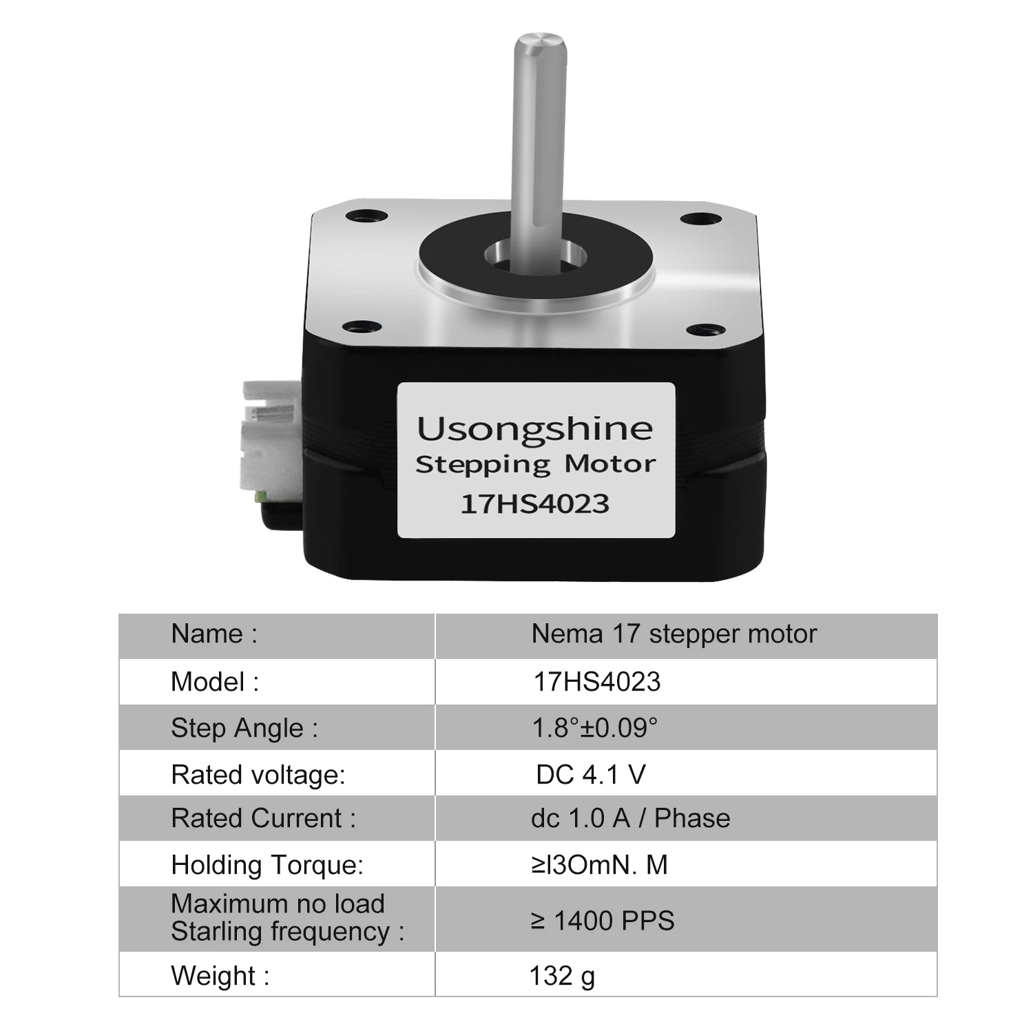 Шаговый двигатель Usongshine N – обзор и цена Stepper Motor Nema17
