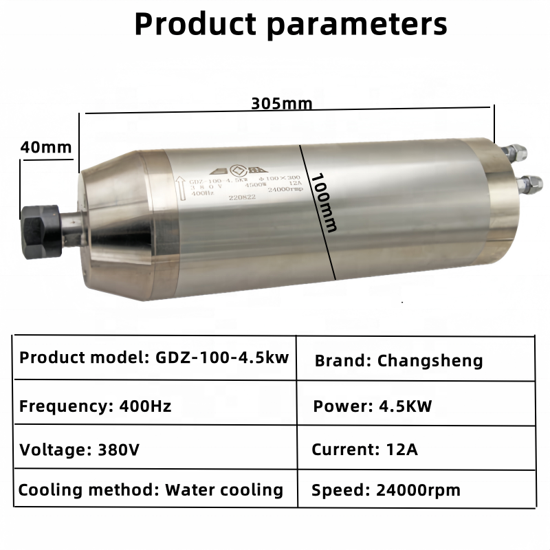 Новинка: Энергоэффективный шпи – обзор и цена Water Cooled Spindle