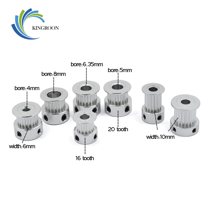 Шкив ГРМ GT2, 16 зубьев, 2GT,  – обзор и цена Gt2 Pulley
