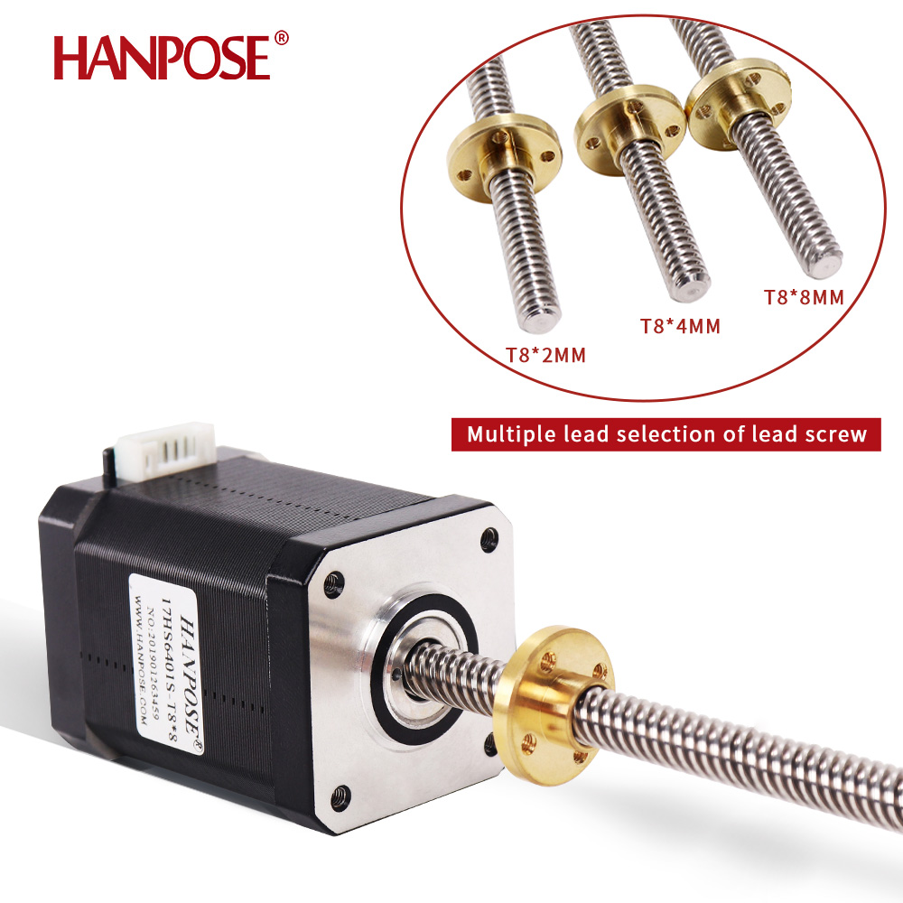 Шаговый двигатель Nema17 1,8 А – обзор и цена Lead Screw 8Mm