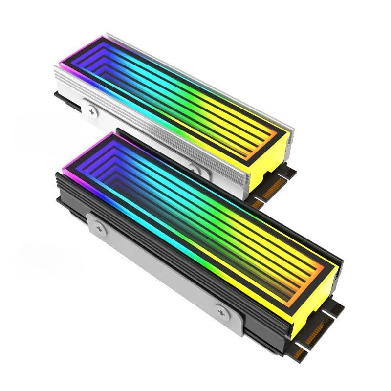 5В ARGB M.2 2280 SSD Полностью – обзор и цена Aluminium Extrusion