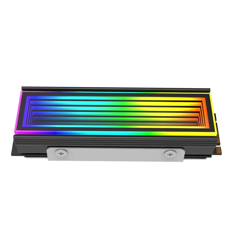 5В ARGB M.2 2280 SSD Полностью – обзор и цена Aluminium Extrusion
