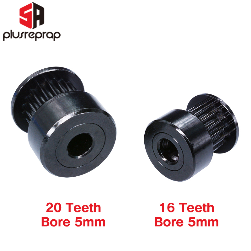 2/5 шт. GT2 16/20 зубьев, черн – обзор и цена Gt2 Pulley