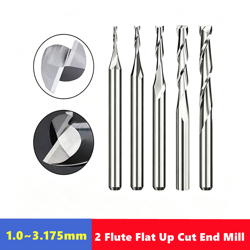 3,175 (1/8') хвостовик, 2-зуба – обзор и цена End Mill Set