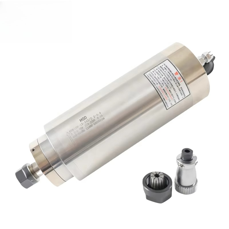 Шпиндель HQD GDK100-12-24Z/2.2 – обзор и цена Water Cooled Spindle